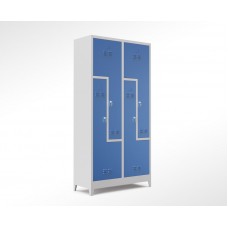 Metal Dörtlü L Kapılı Soyunma Dolabı