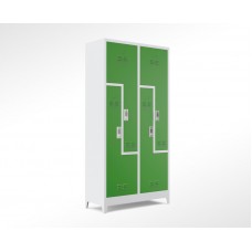 Metal Elektronik Kilitli Dörtlü L Kapılı Soyunma Dolabı