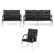 Kromajlı Bekleme Oturma Grubu