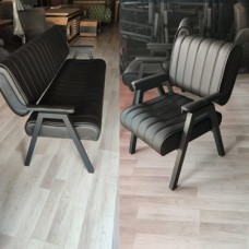 Deri Bekleme Oturma Grubu