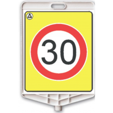 Dikdörtgen Uyarı Levhası (Azami Hız Sınırlaması 30 km)